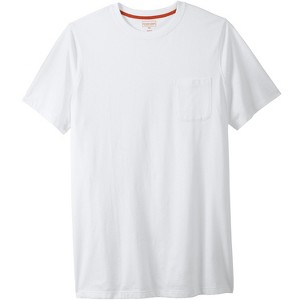 Boulder Creek by KingSize  Heavyweight Longer-Length Pocket Crewneck T-Shirt - 1 of 4