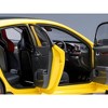 2021 Honda Civic Type R (FK8) RHD (Right Hand Drive) Sunlight Yellow Limited Edition 1/18 Model Car by Autoart - 4 of 4