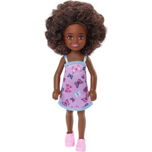 Barbie Chelsea Doll, Small Doll with Dark Brown Curly Hair - 1 of 4