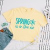 Simply Sage Market Spring Is in the Air Boxy Crop Top - 3 of 4