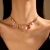 Charm Necklace Western Jewelry for Women Boho Initial Pendant Necklace Cowgirl Accessories Country Concert Outfits for Women Cowboy Chic Style - 2 of 4