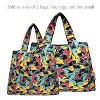 Wrapables Large & Small Foldable Nylon Reusable Shopping Grocery Bags (Set of 2), Happy Sharks - 3 of 4