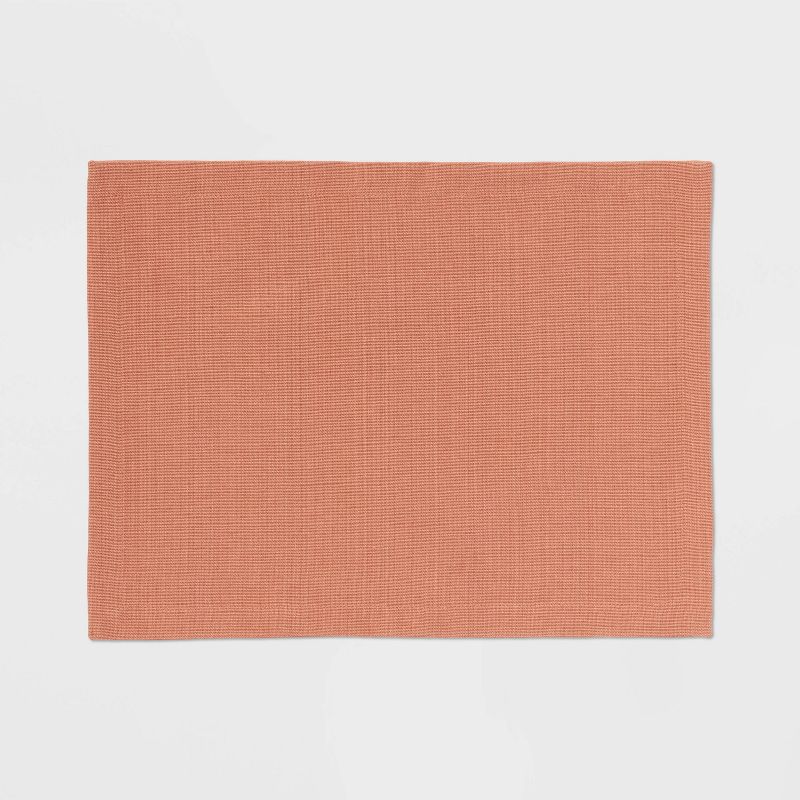 Cotton Solid Placemat Pink - Threshold&#8482;, 1 of 5