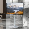 Artloge Large Universal Pedestal Floor TV Stand Height Adjustable Swivel Corner TV Bracket for 40-75 Inch TVs with Casters & Sintered Stone Base - 2 of 4