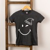 SmileyWorld Santa Hat Outline - Youth Short Sleeve Graphic T-Shirt and Toddler Short Sleeve Graphic T-Shirt - 2 of 3