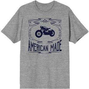 Americana American Made Men's Gray Heather T-Shirt - 1 of 3