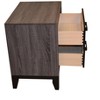 Gulches Mavela 2 Drawer Nightstand Wide Wale Corduroy Upholstery, Dovetail Drawers, Metal Legs, Part of Mavela Collection - 4 of 4