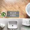 Stupell Industries Desert Boho Wild & Free Printed Plush Bath Mat And Bath Rug, Design By Alison Tauber, 18"X30" - 3 of 4