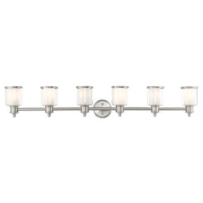 Livex Lighting Middlebush 6 - Light Vanity in  Brushed Nickel