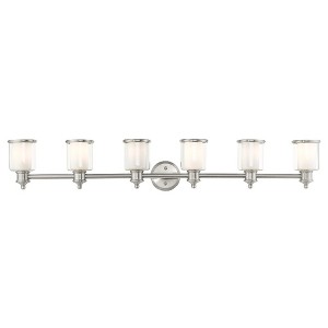 Livex Lighting Middlebush 6 - Light Vanity in  Brushed Nickel - 1 of 1