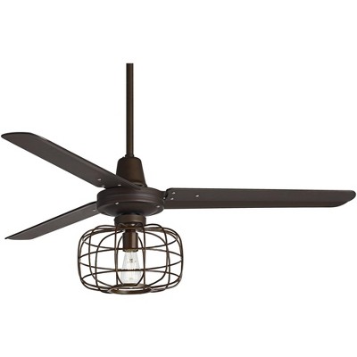 Casa Vieja 52" Plaza DC Oil-Rubbed Bronze LED Ceiling Fan