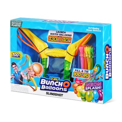 Bunch O Balloons Slingshot with 100pc Neon Water Balloons by ZURU