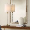 Uttermost York Buffet Lamp-Petite Crystal with Embossed Pattern and Brass Accents - 2 of 4