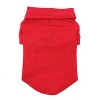 Doggie Design Solid Dog Polo Shirt - Flame Scarlet Red - 2 of 3