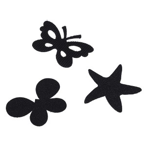 Unique Bargains Women's Hair Pad Bangs Black 3 Pcs - 1 of 4
