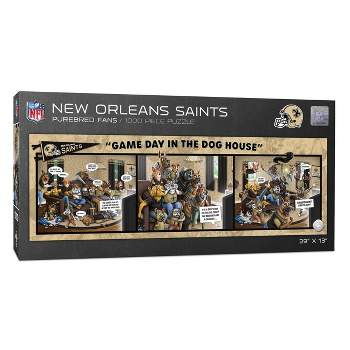 NFL New Orleans Saints Game Day in the Dog House Puzzle - 1000Pc