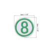 Unique Bargains Iron-on Washable Embroidered DIY Number Applique Patch 20 Pcs - 2 of 4