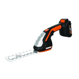 Worx WG801 20V Power Share 4" Cordless Shear and 8" Shrubber Trimmer - 1 of 4