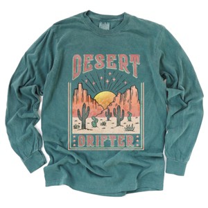 Simply Sage Market Vintage Desert Drifter Garment Dyed Long Sleeve - 1 of 4