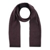 CTM Men's Ribbed Knit Mixed Wool Beanie and Scarf Set - 3 of 3