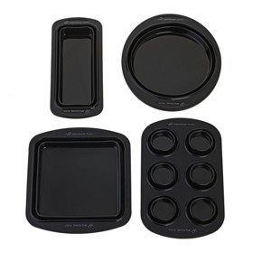 Wolfgang Puck 4-piece Silicone Collapsible Bakeware Set Refurbished - 1 of 2