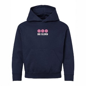 The Juniper Shop Embroidered Be Kind Turning Smiles Youth Graphic Hoodie - 1 of 3