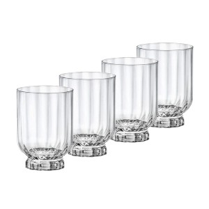 Bormioli Rocco Florian 4-Piece Double Old Fashioned Whisky Glasses, 12.75 Oz. Italian Made Glassware, Dishwasher Safe, Clear - 1 of 4