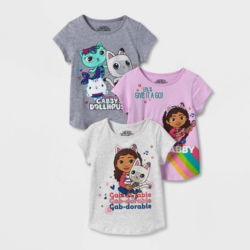 ufuldstændig Andrew Halliday Korean Toddler Girls' Short Sleeve Gabby's Dollhouse T-shirt : Target