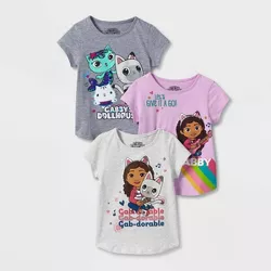 Toddler Girls' Short Sleeve Gabby's Dollhouse T-Shirt