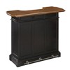 Americana Bar - Black: Home Styles Mid-Century Modern, Hardwood, Adjustable Shelves - 3 of 4