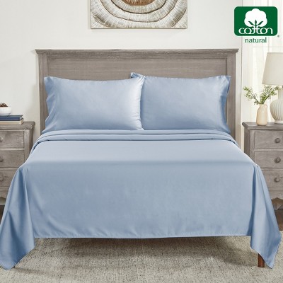 Luxury 1000 Thread Count Bed Sheets Set - 100% Cotton Sateen - Soft, Thick  & Deep Pocket by California Design Den - Deep Blue, Queen