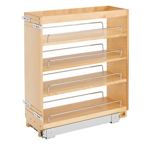 Rev-a-shelf 432-bf-3c Narrow Vertical Wooden Pull Out Sliding