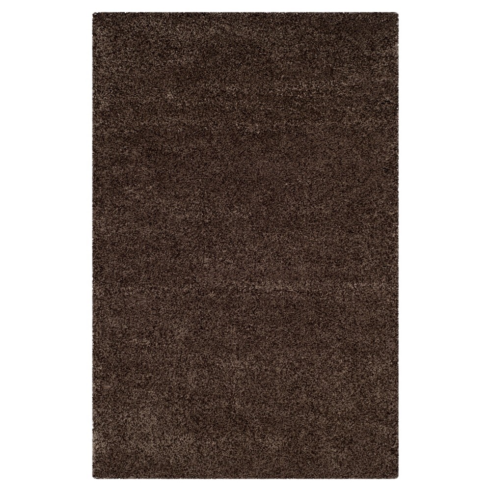 Mushroom Solid Loomed Accent Rug - (3'x5') - Safavieh