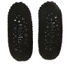Memoi Women's Pompom Recycled Knit Plush Lined Slippers Black 9-11 - 2 of 3