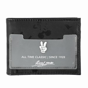 Mickey Mouse All Time Classic Men's Black Bifold Wallet - 1 of 4