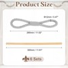 Unique Bargains Cotton Hand-Woven Decorative Drape Curtain Tiebacks with Wood Club - 2 of 4