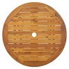 vidaXL Folding Patio Table 27.6" Solid Acacia Wood - 4 of 4