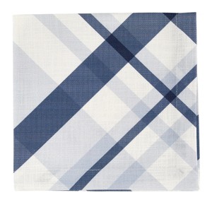 Split P Blue Loxley Plaid Napkin Set of 4 - 1 of 3