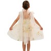 2Bunnies Girls 1-10Y Floral Garden Embroidered Tulle Strap Flower Girl Dress Knee - 4 of 4