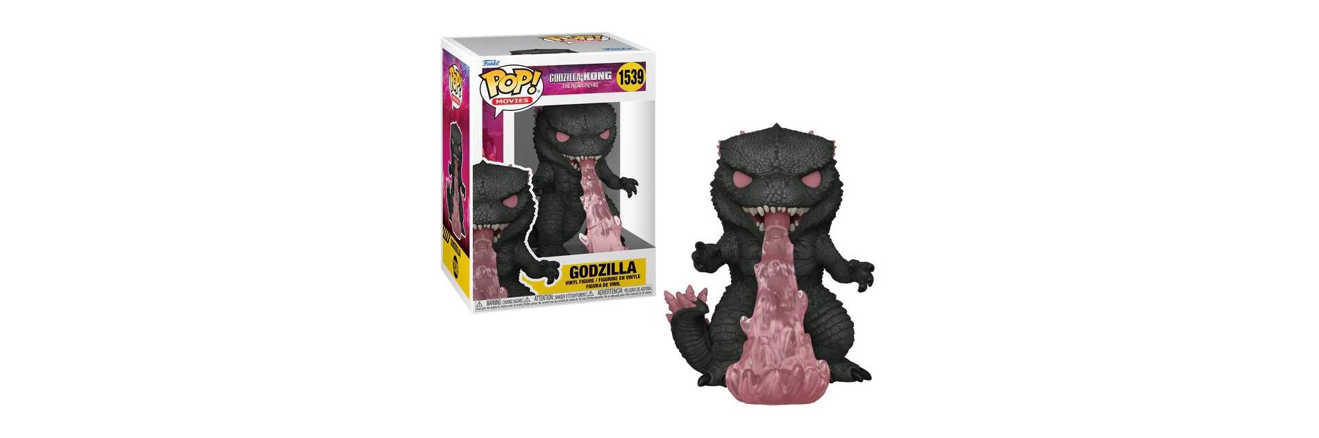 Funko POP! Movies: Godzilla X Kong: The New Empire - Godzilla with Heat-Ray Vinyl Figure #1539 #75926