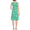 Lands' End Women's Cotton Modal Pleated Fit and Flare Dress - 2 of 4