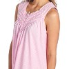 Casual Nights Women's Floral Embroidered/Lace Trim Sleeveless Nightgown - 4 of 4
