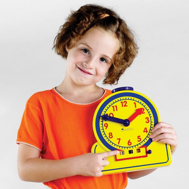 Learning Resouces Primary Time Teacher Junior 12-Hour Learning Clock, 3 of 6