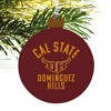 California State University Dominguez Hills Toros Logo Wood Christmas Tree Holiday Ornament - 4 of 4