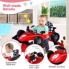 Infans 4-in-1 Baby Walker Foldable Activity Push Walker Adjustable Height Red - image 4 of 4