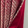 RT Designers Collection Hailey Halo Foil Blackout Polyester Grommet 2 Pack Window Curtain Panel Set 36" x 84" Red - 4 of 4