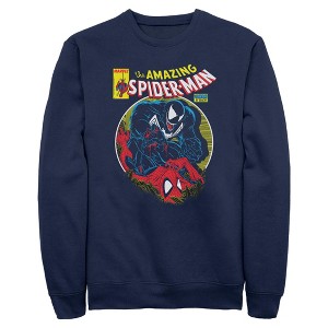 Mens Marvel: Spider-Man Venom Vs Spidey Battle Sweatshirt - 1 of 4