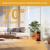 SUGIFT 1500W Space Heater for Indoor Use, 16" Portable Electric Heaters Fan for Bedroom - 4 of 4
