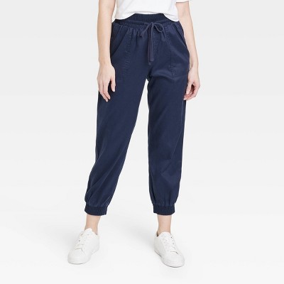 Women s High rise Ankle Jogger Pants A New Day Target