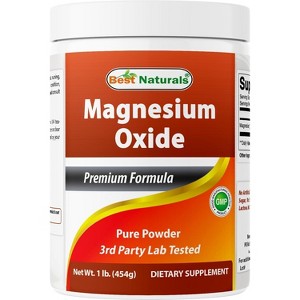 Best Naturals Pure Magnesium Oxide Powder 1 Pound - 1 of 4